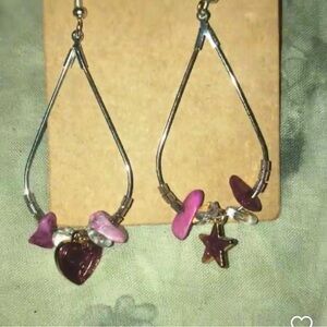 “In A World That’s Purple”- Handmade Earrings